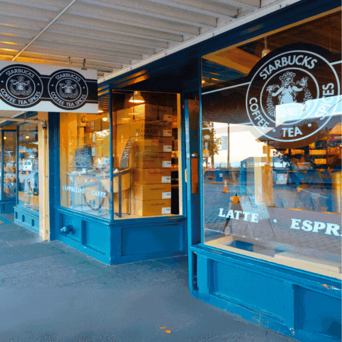 video-of-store-front-of-the-first-Starbucks-shop-in-seattle-wa
